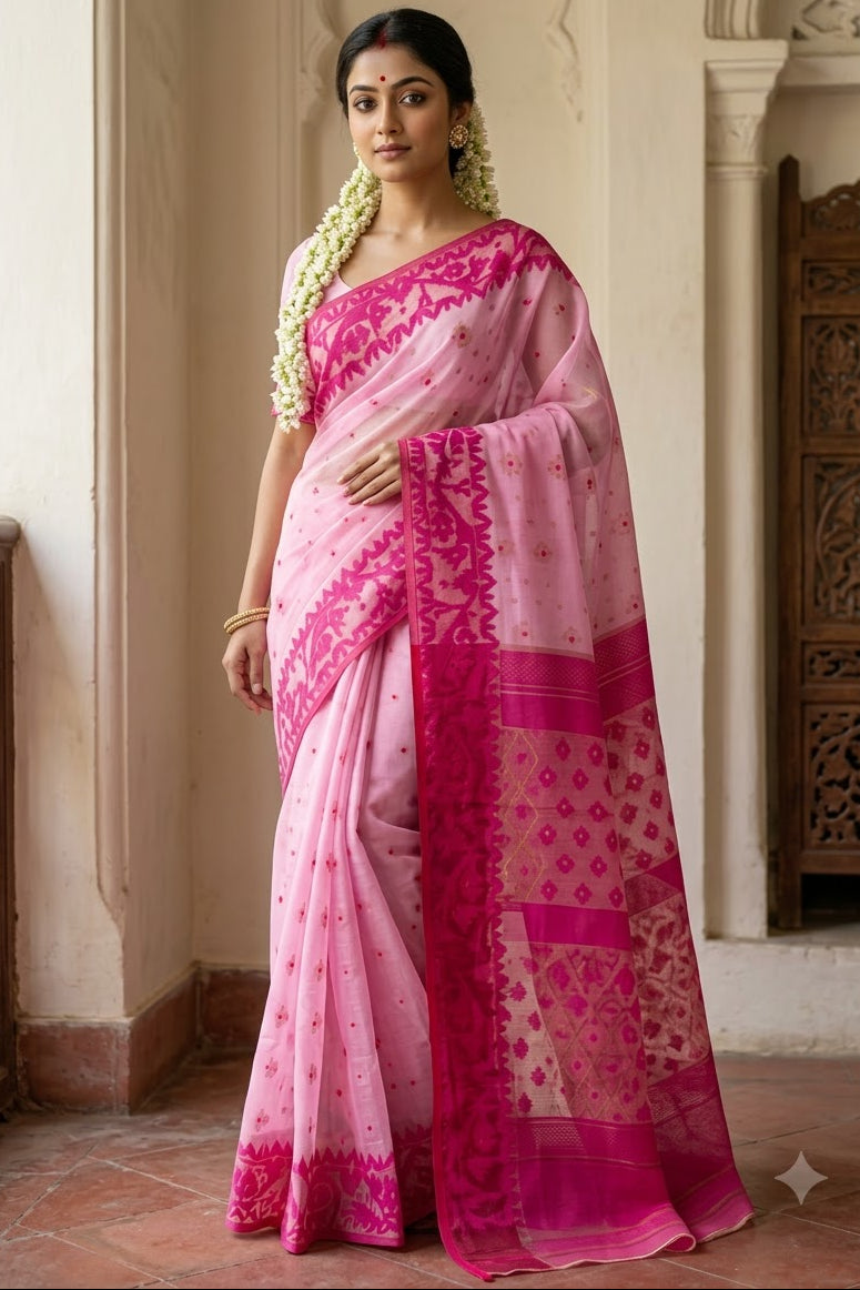 Madhabilata Jamdani Saree
