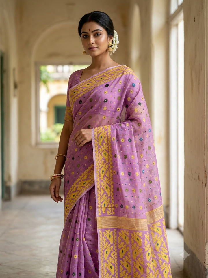Gouri’s Grace Jamdani Saree