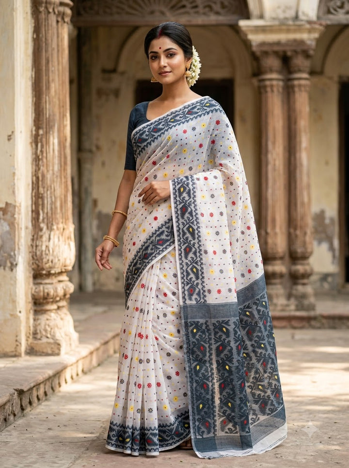Gouri’s Grace Jamdani Saree