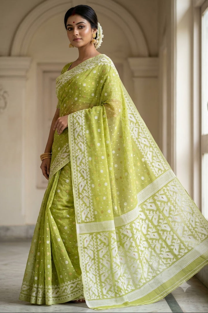 Gouri’s Grace Jamdani Saree