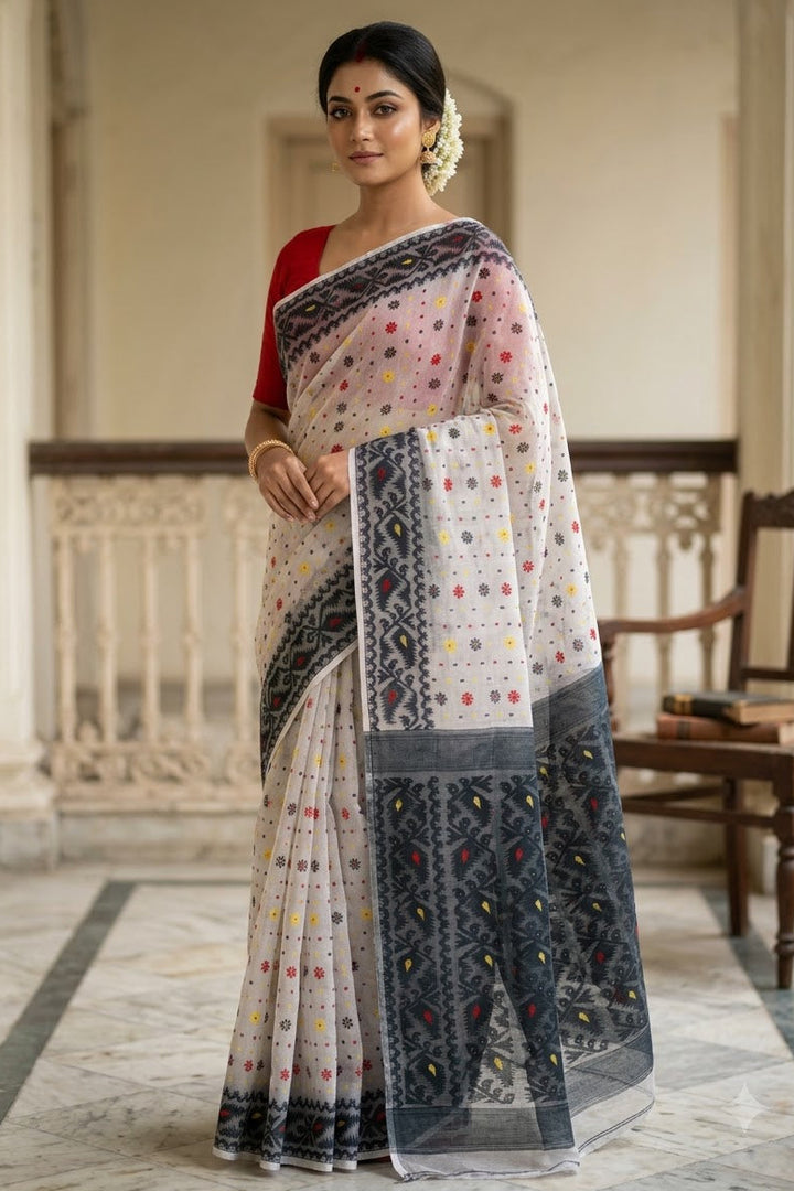 Gouri’s Grace Jamdani Saree
