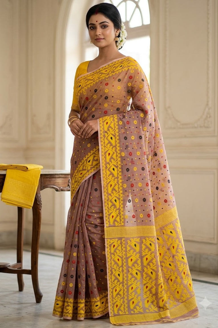 Gouri’s Grace Jamdani Saree
