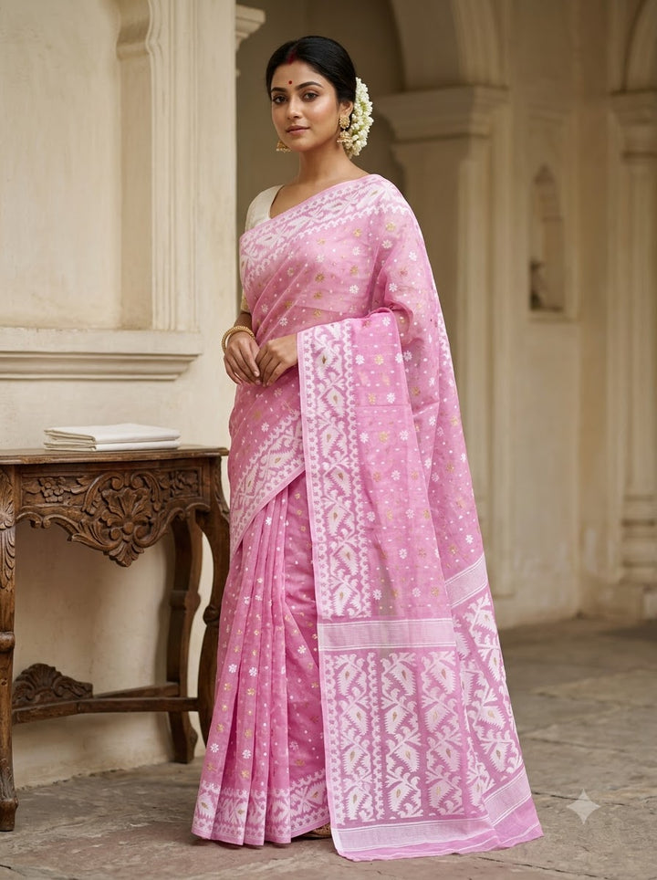Gouri’s Grace Jamdani Saree