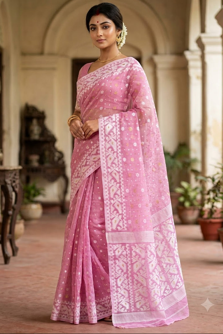 Gouri’s Grace Jamdani Saree