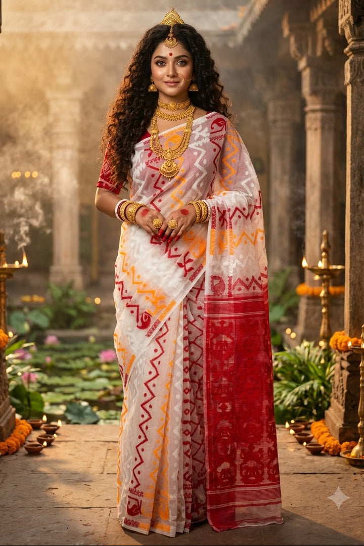 Basundhara Dhakai Jamdani Saree