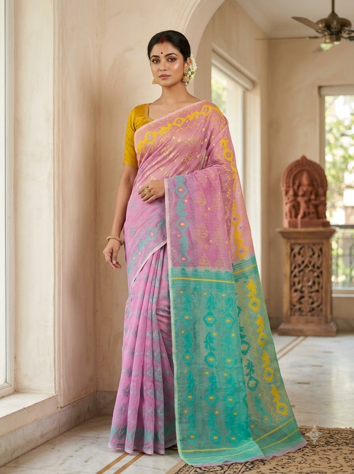 Balaka Premium Ganga Jamuna Jamdani Saree