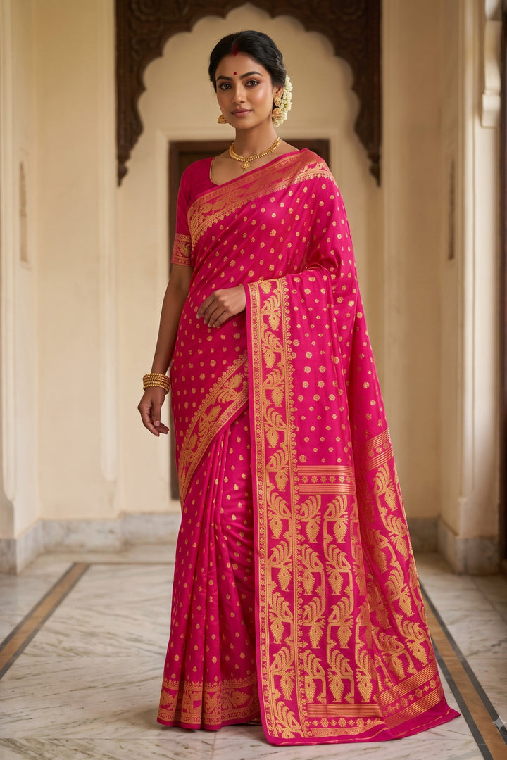 Sharod Shondhya Jamdani Saree