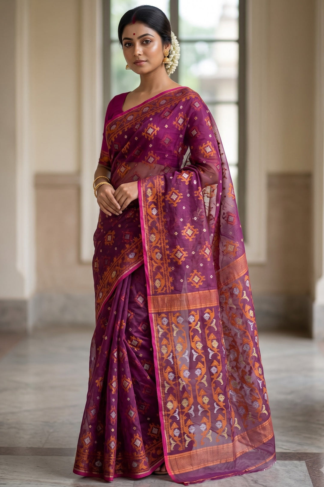 Jochhona Jamdani Saree