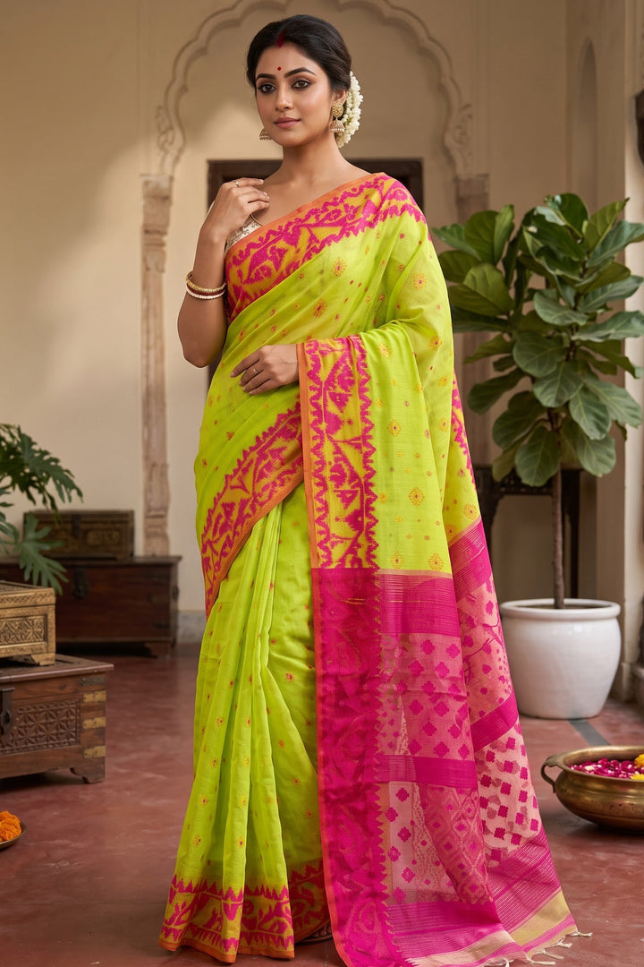 Madhabilata Jamdani Saree