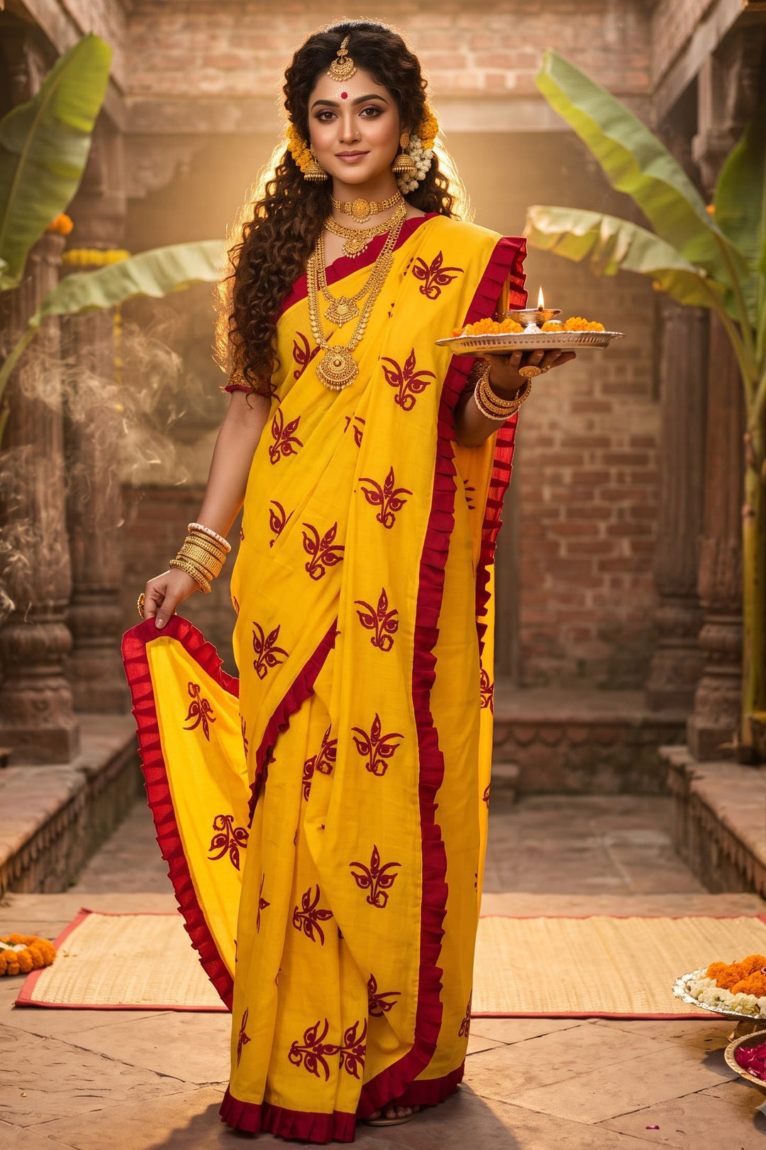 Kanak Roshni Cotton Silk Saree
