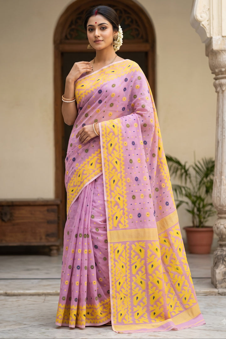 Gouri’s Grace Jamdani Saree