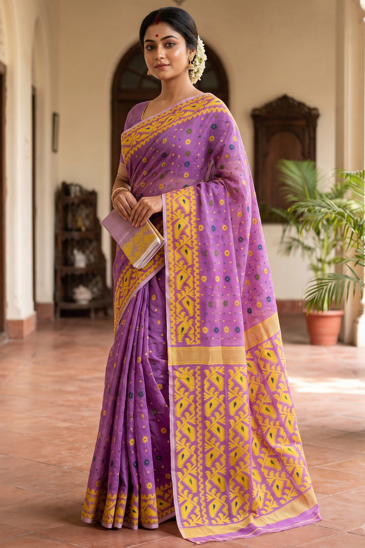 Gouri’s Grace Jamdani Saree