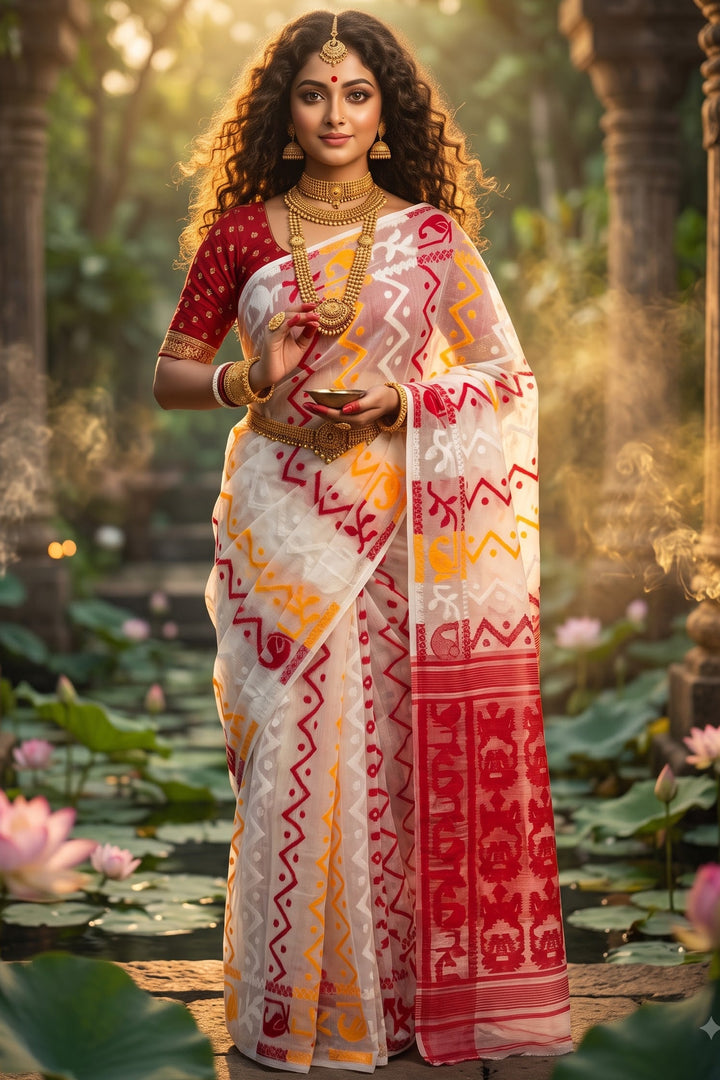 Basundhara Dhakai Jamdani Saree