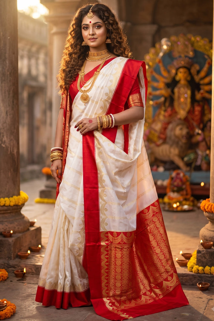 Boron Shaj Gorod Silk Saree