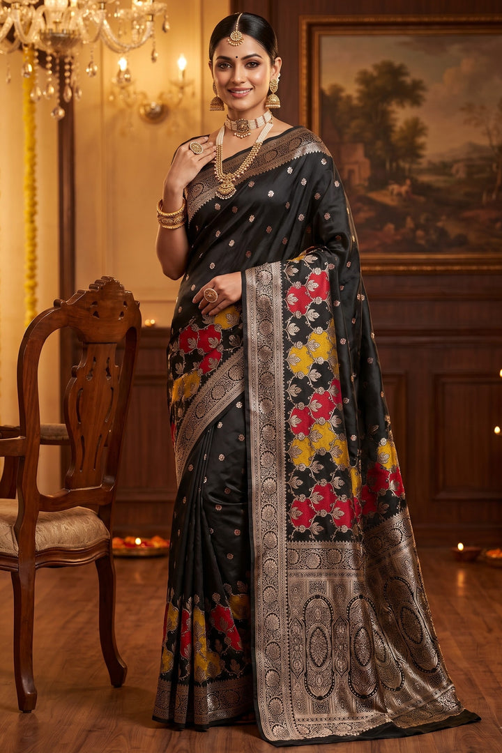 House of Grace Katan Silk Saree