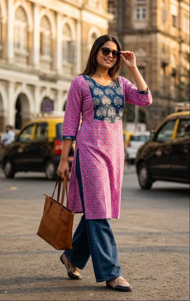 Casually Pretty Cotton Kurti