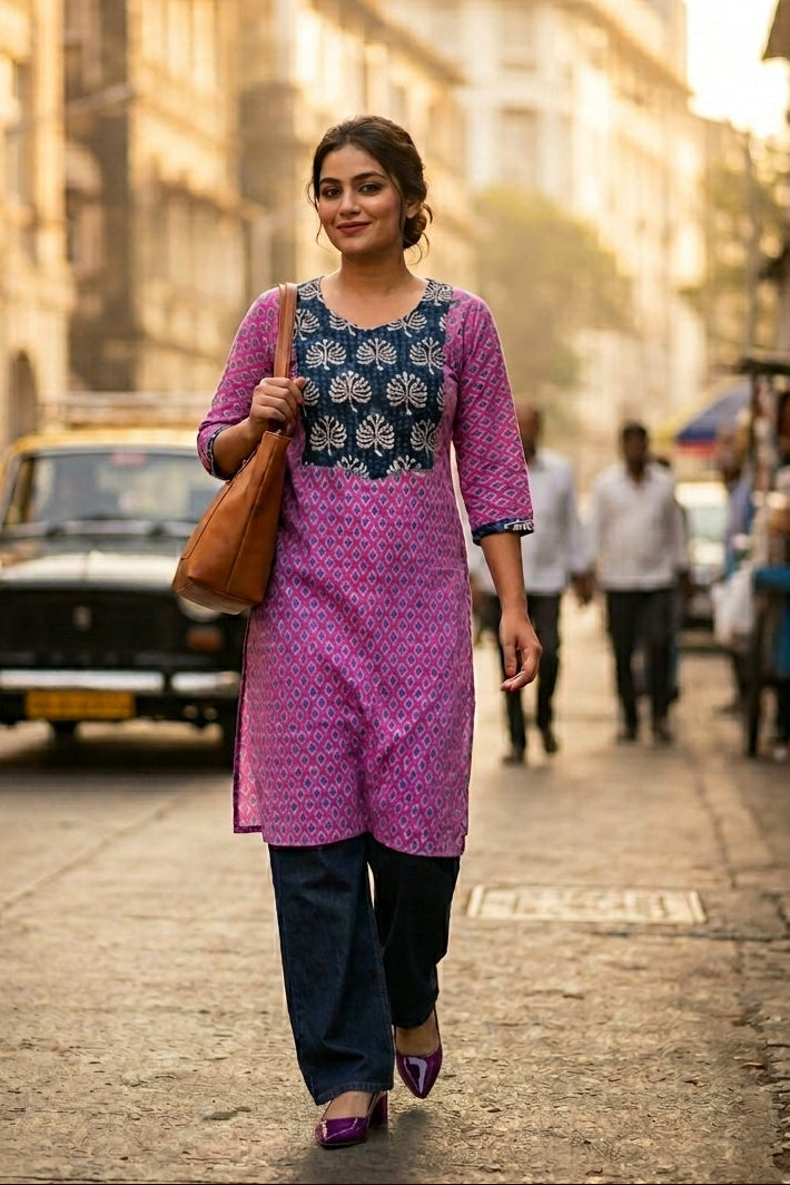 Casually Pretty Cotton Kurti