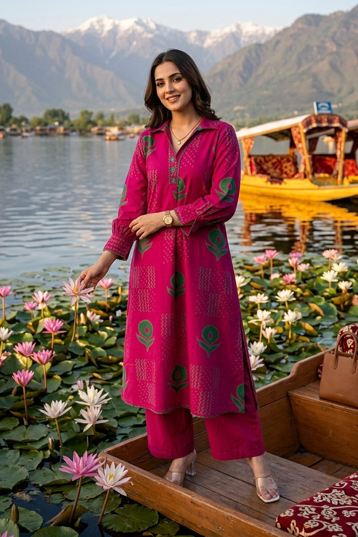 Rushberry Cotton Kurti Set