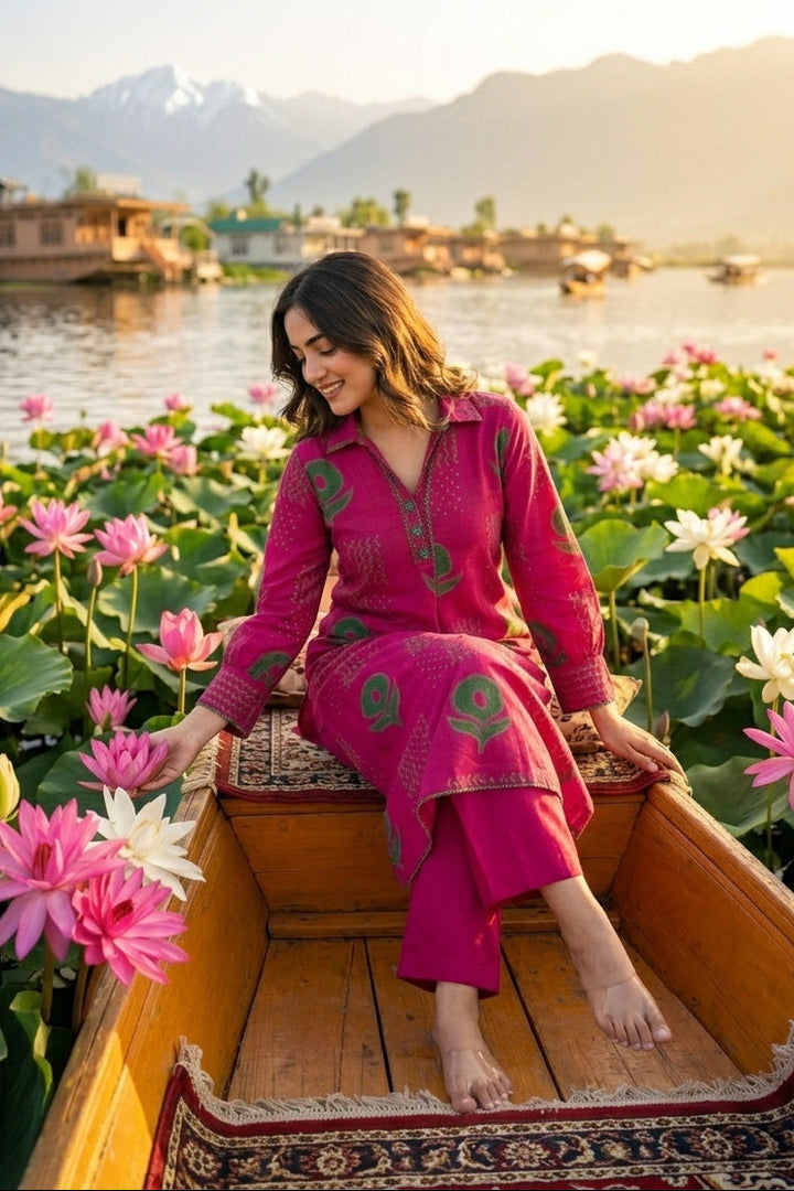 Rushberry Cotton Kurti Set