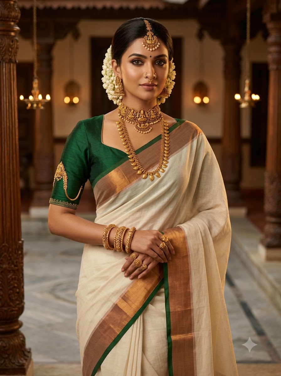 Swarnabhoomi Mul Cotton Saree