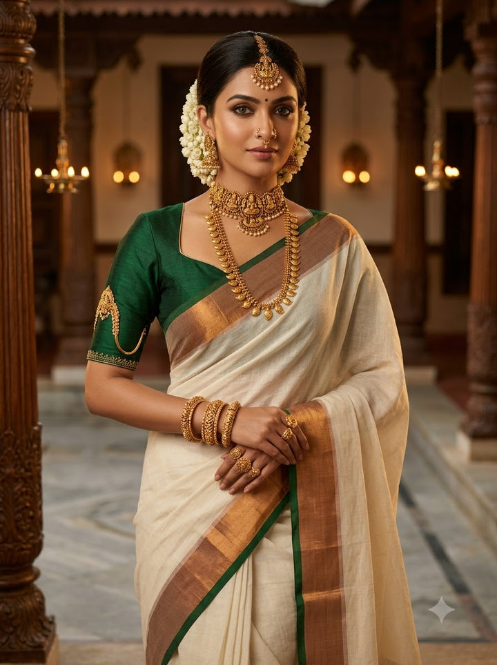 Swarnabhoomi Mul Cotton Saree
