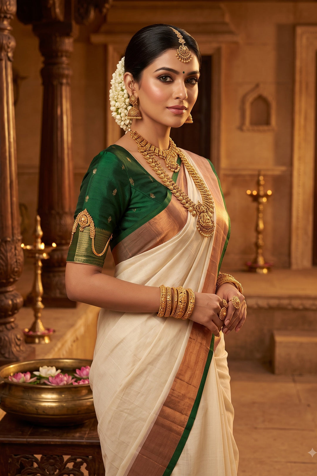 Swarnabhoomi Mul Cotton Saree