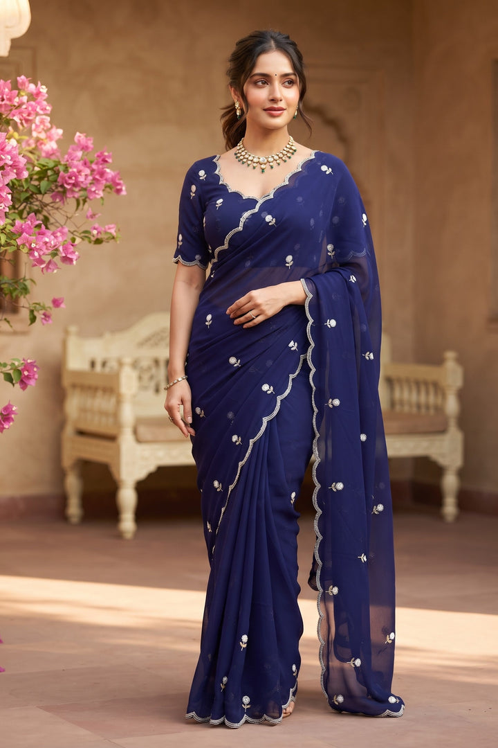 Aveline Grace - Georgette Saree
