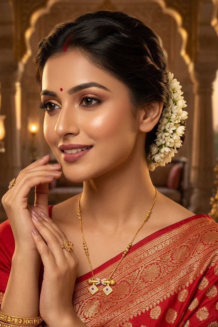 The Ruby Twin- Mangalsutra(Combo-7)