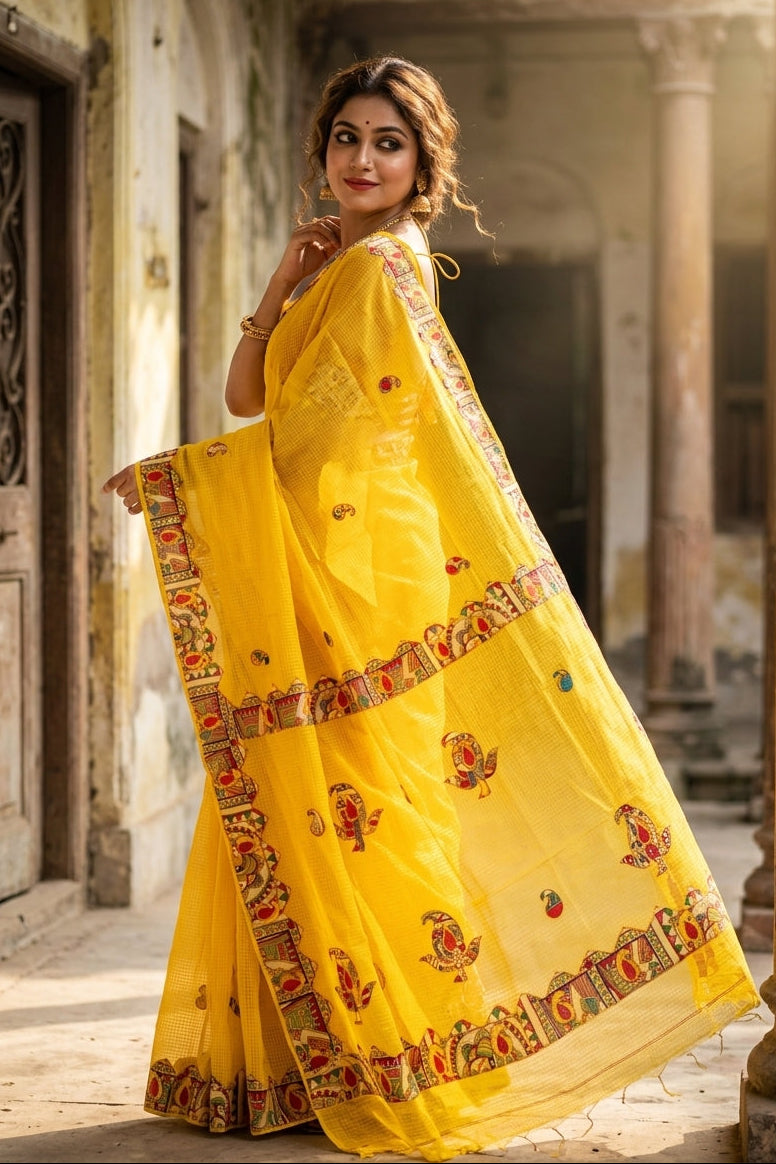 Canvas of Heritage Kota Saree