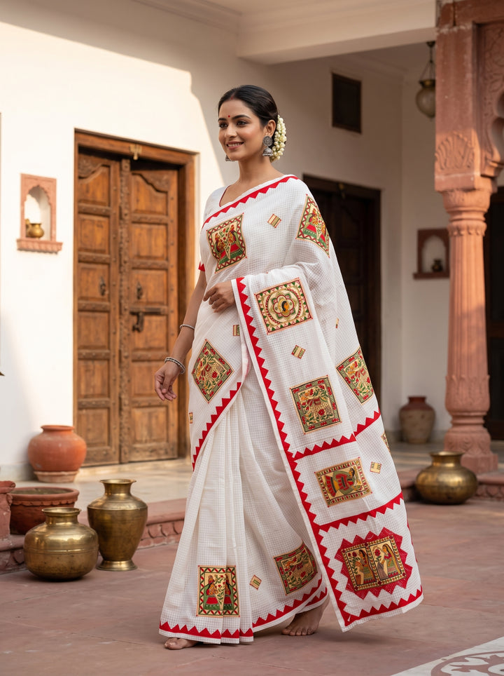 Madhubani Maya Kota Saree