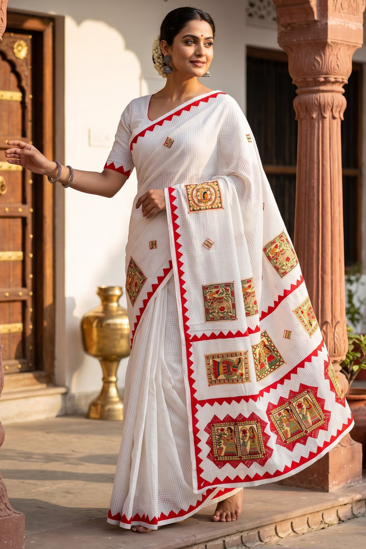 Madhubani Maya Kota Saree