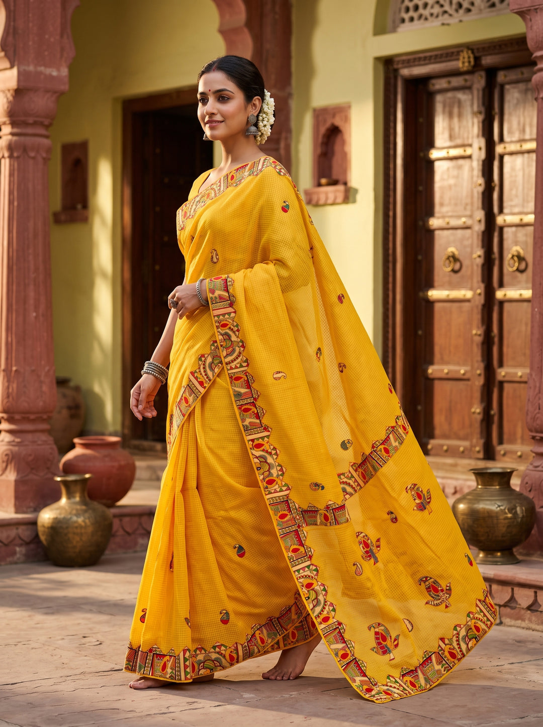 Madhubani Maya Kota Saree