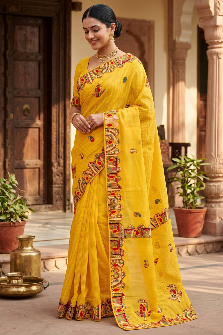 Madhubani Maya Kota Saree