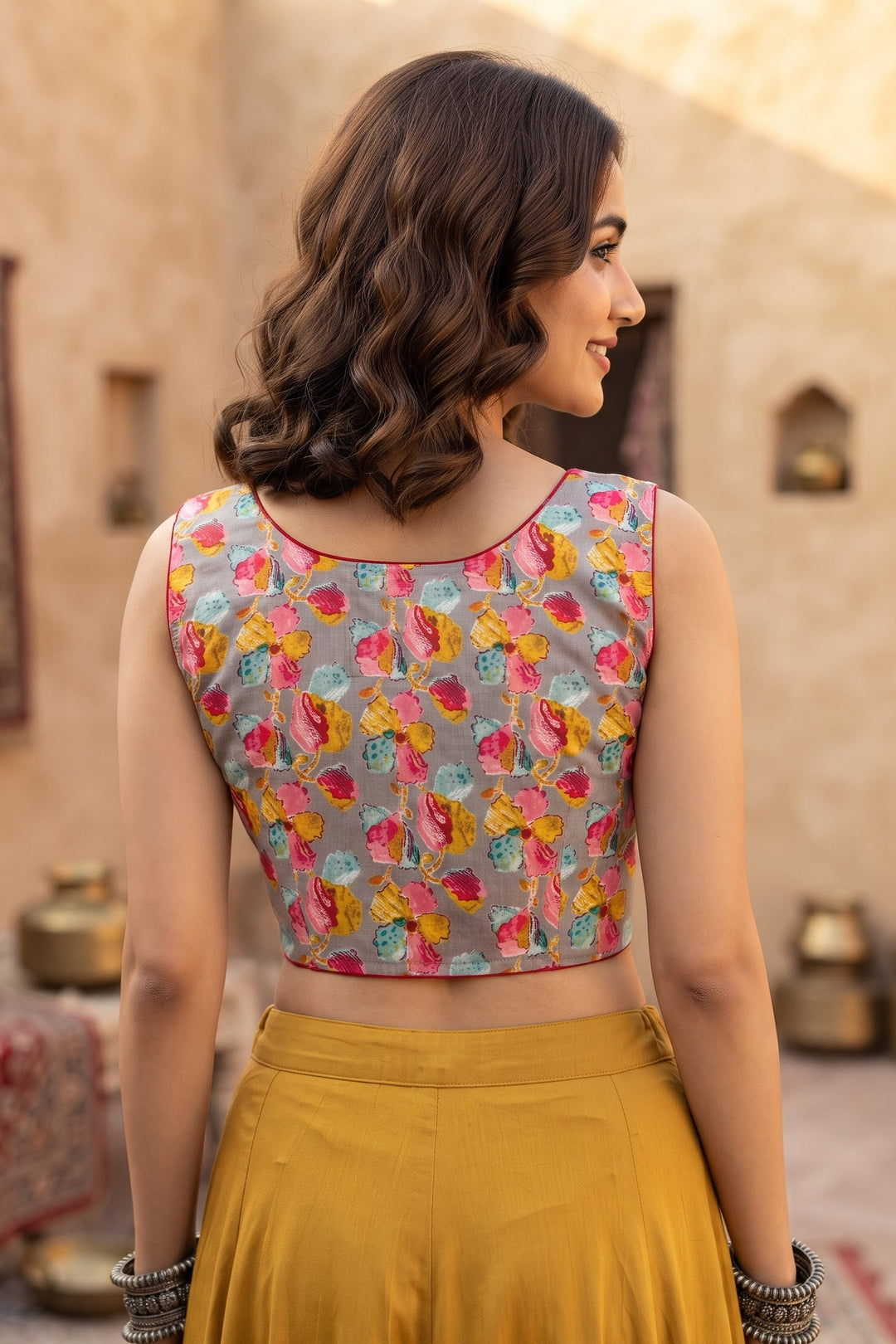 Style Syndicate Cotton Printed Blouse