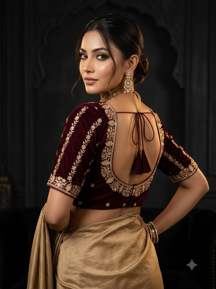 Fashion Fever Vichitra Silk Blouse