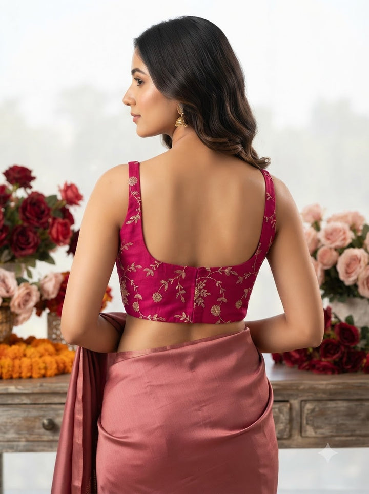 Rose Royale Designer Fancy Silk Sequin Blouse