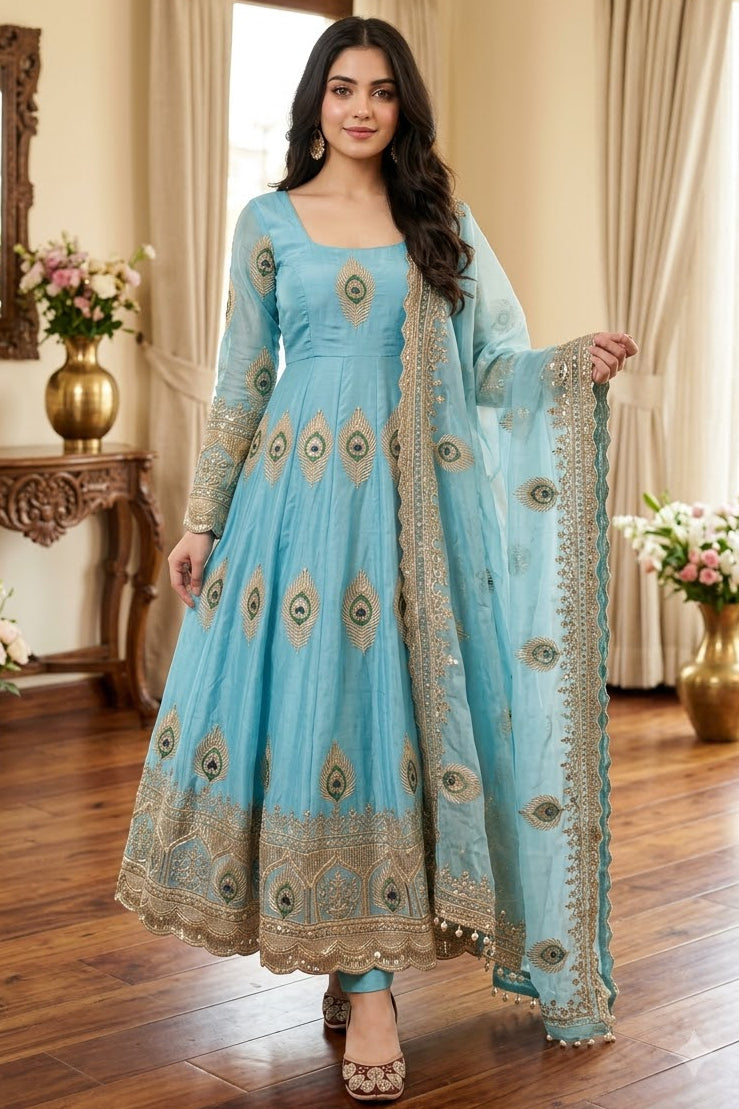 Mor Pankh Royale Gown Set
