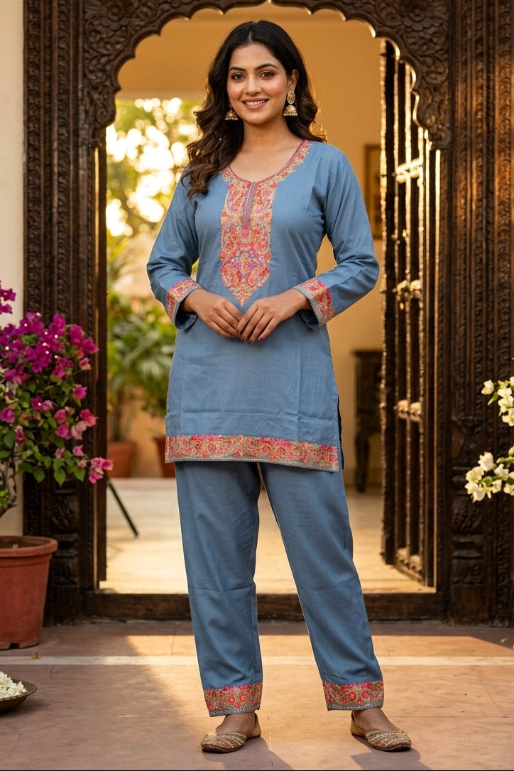 Crown of Kashmir - Special Kurti With Pant