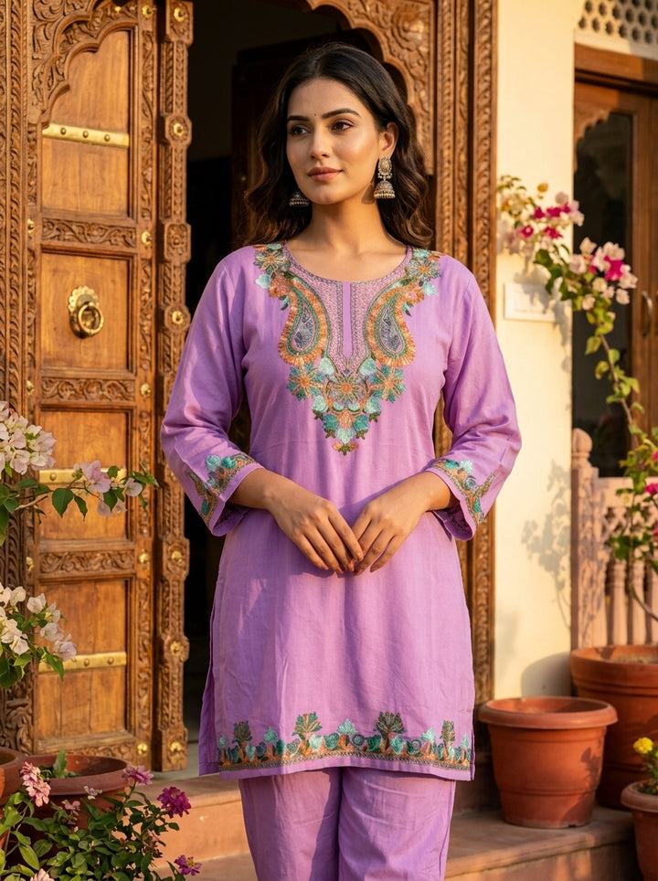 Heaven Like Kashmir - Special Kurti With Pant