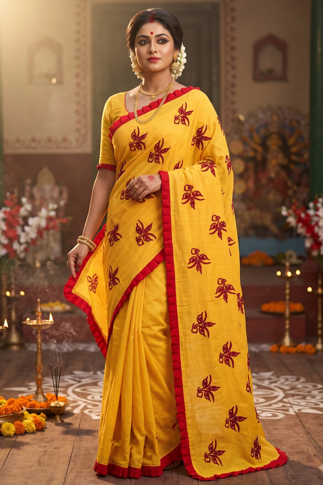 Kanak Roshni Cotton Silk Saree