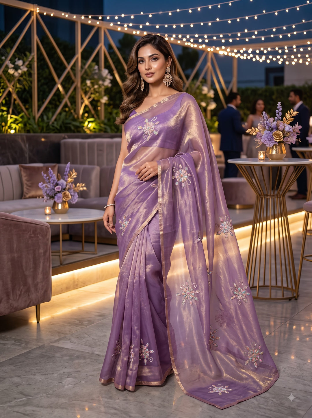 Eyes on Me Fancy Silk Saree