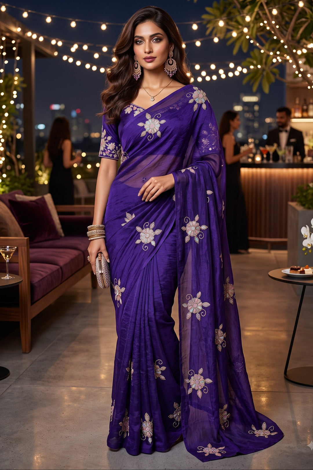Eyes on Me Fancy Silk Saree
