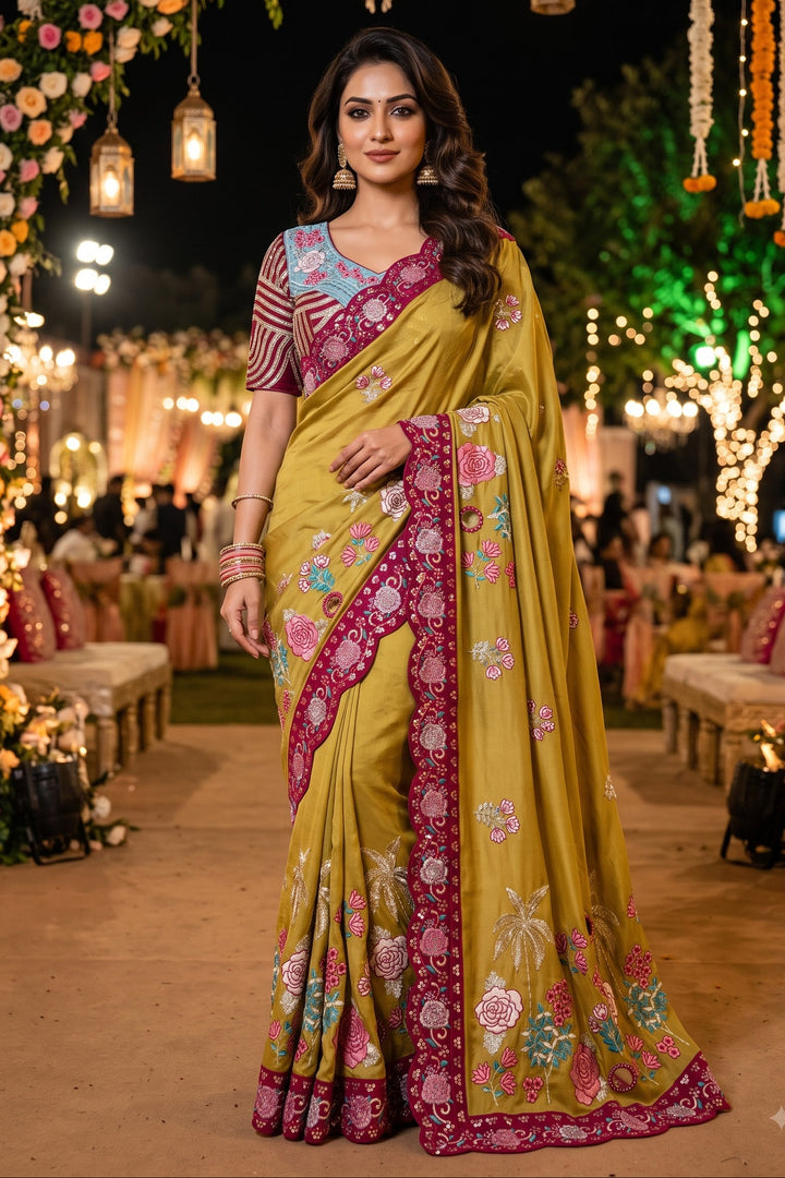 Forever Ishq Fancy Silk Saree