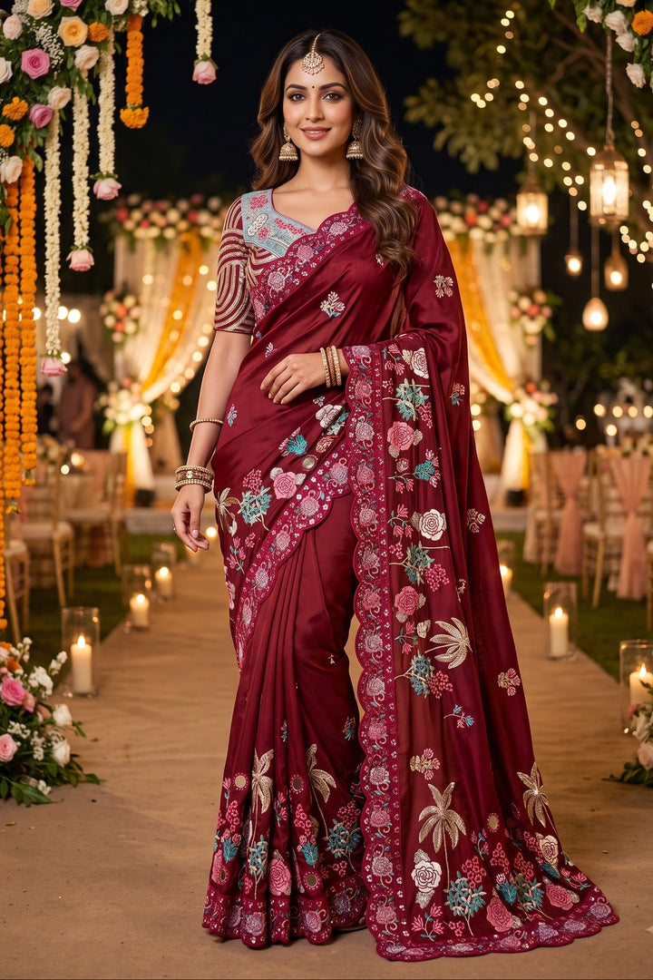 Forever Ishq Fancy Silk Saree