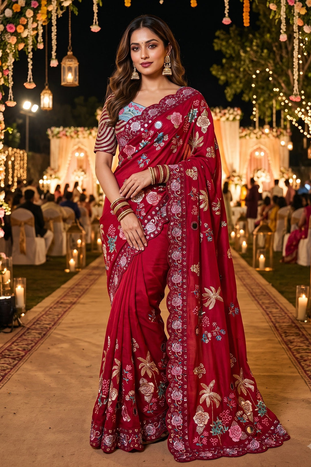 Forever Ishq Fancy Silk Saree