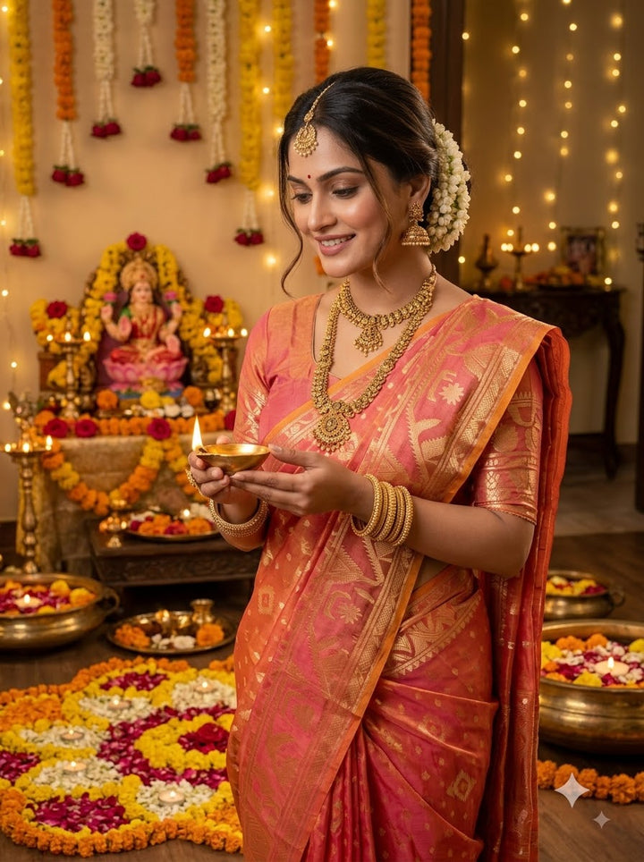 Debipokkho Zari Jamdani Saree✨