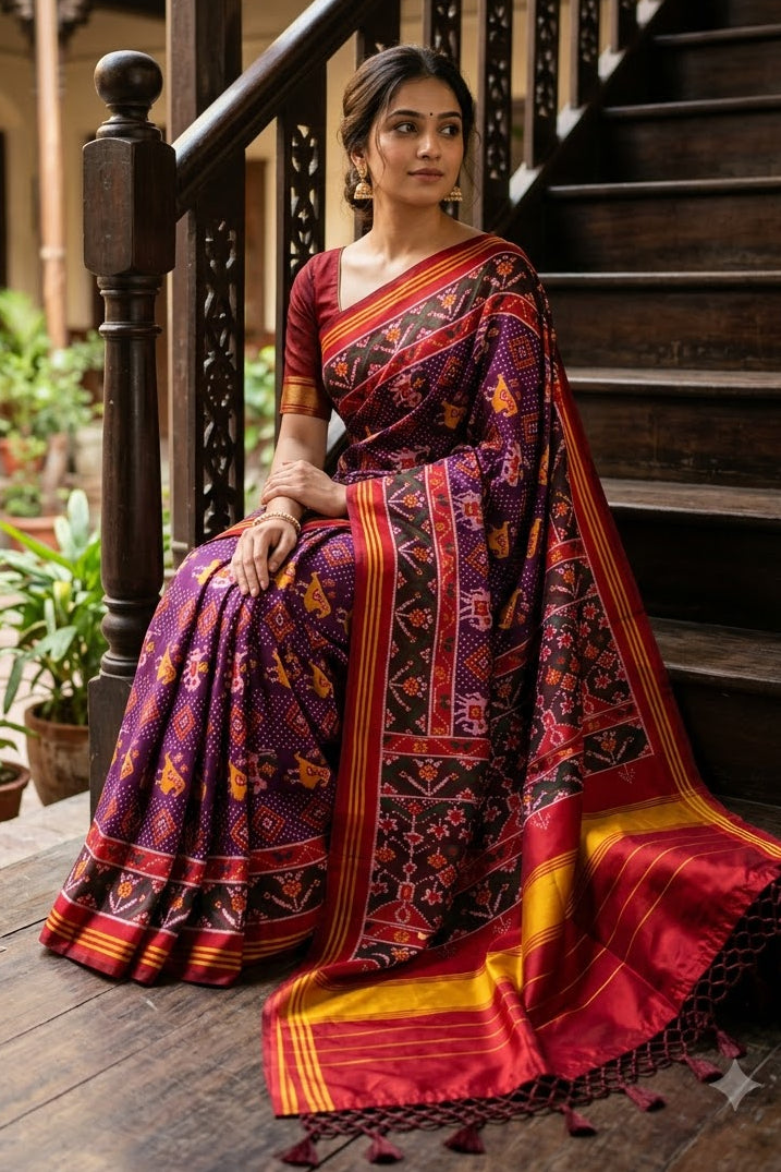 Naman Patola Silk Saree