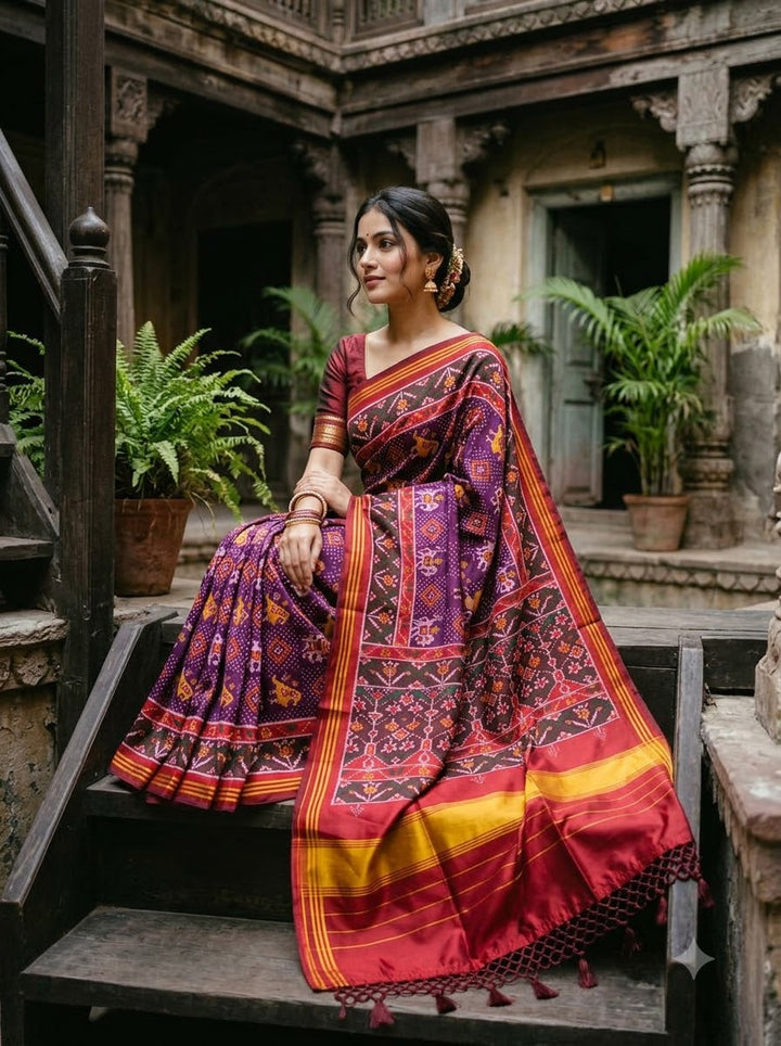 Naman Patola Silk Saree