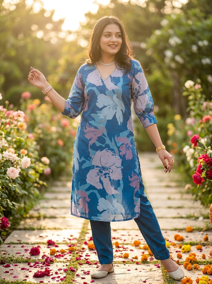 The Wanderlust- Party wear Kurti Set