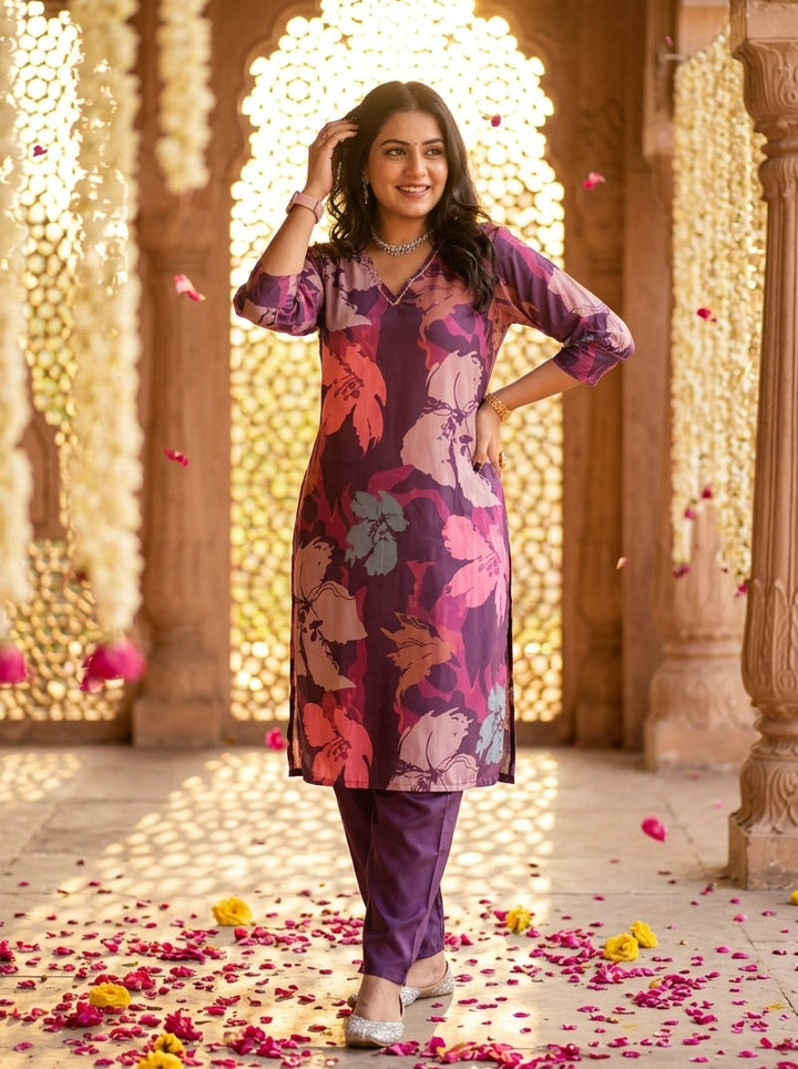 The Wanderlust- Party wear Kurti Set